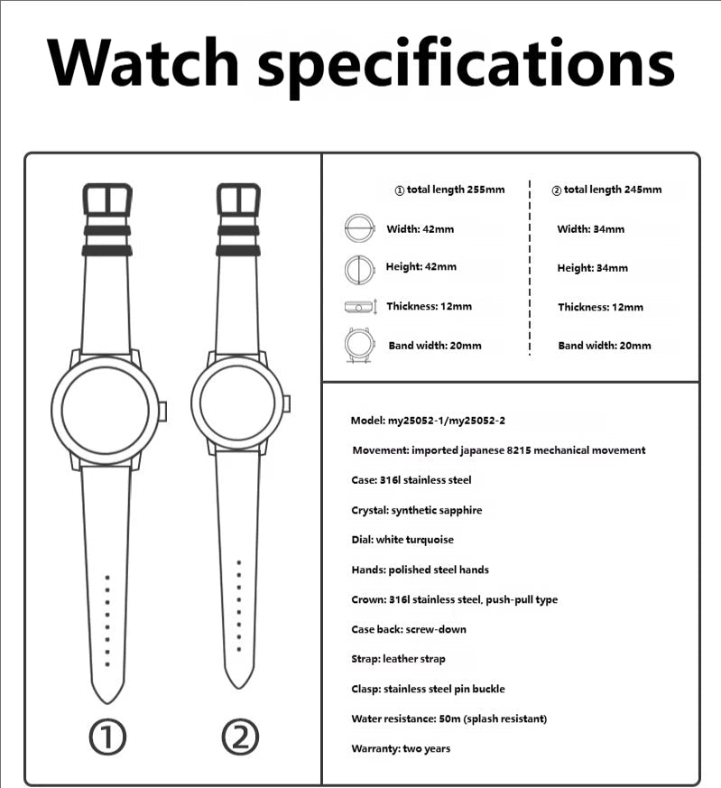 Gorgeous Jade MY25051 Automatic Watch