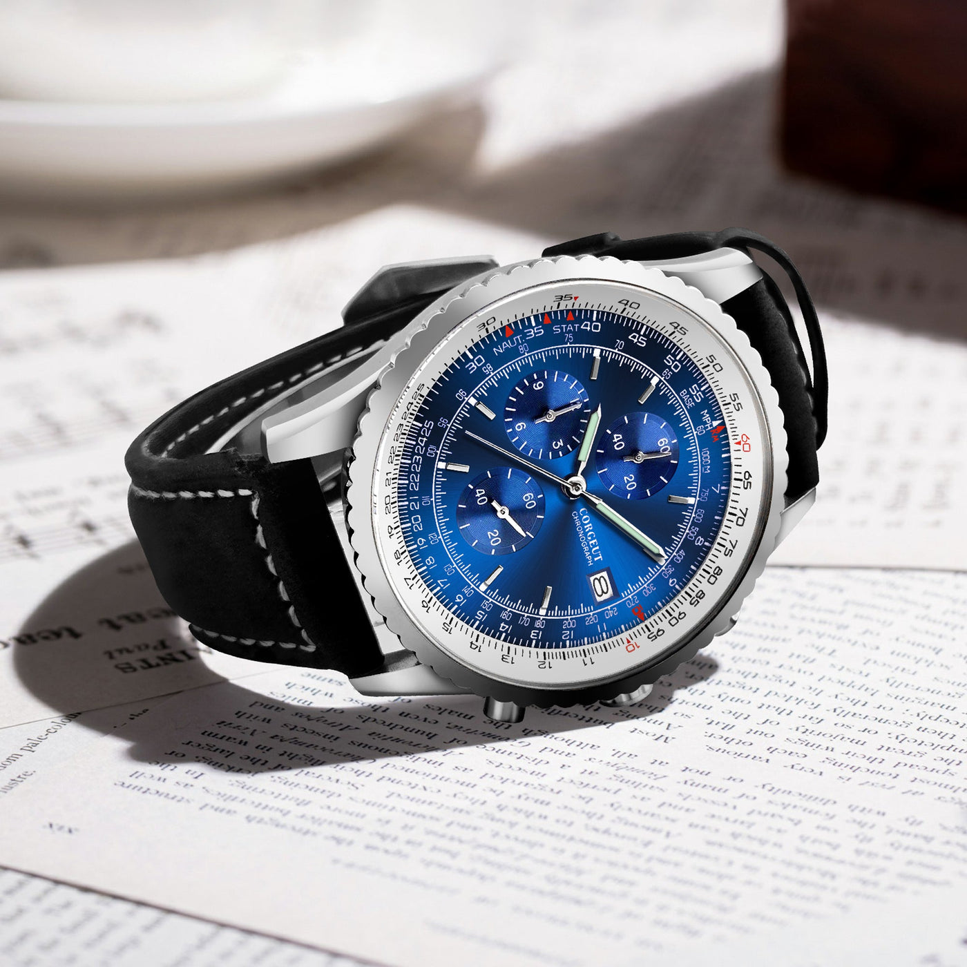 CORGEUT 9001 Chronograph Watch