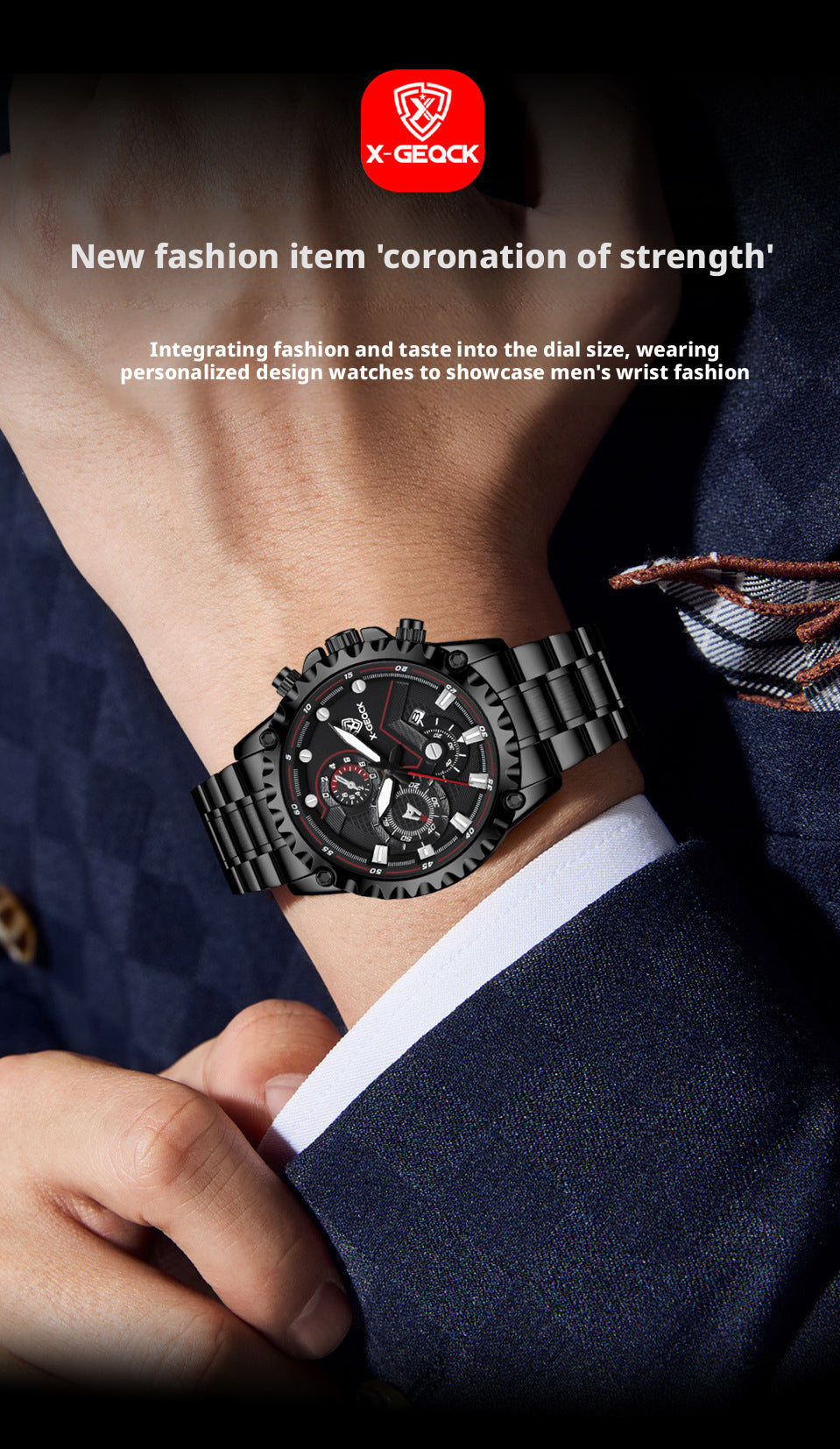 X-GEQCK Chronograph Watch