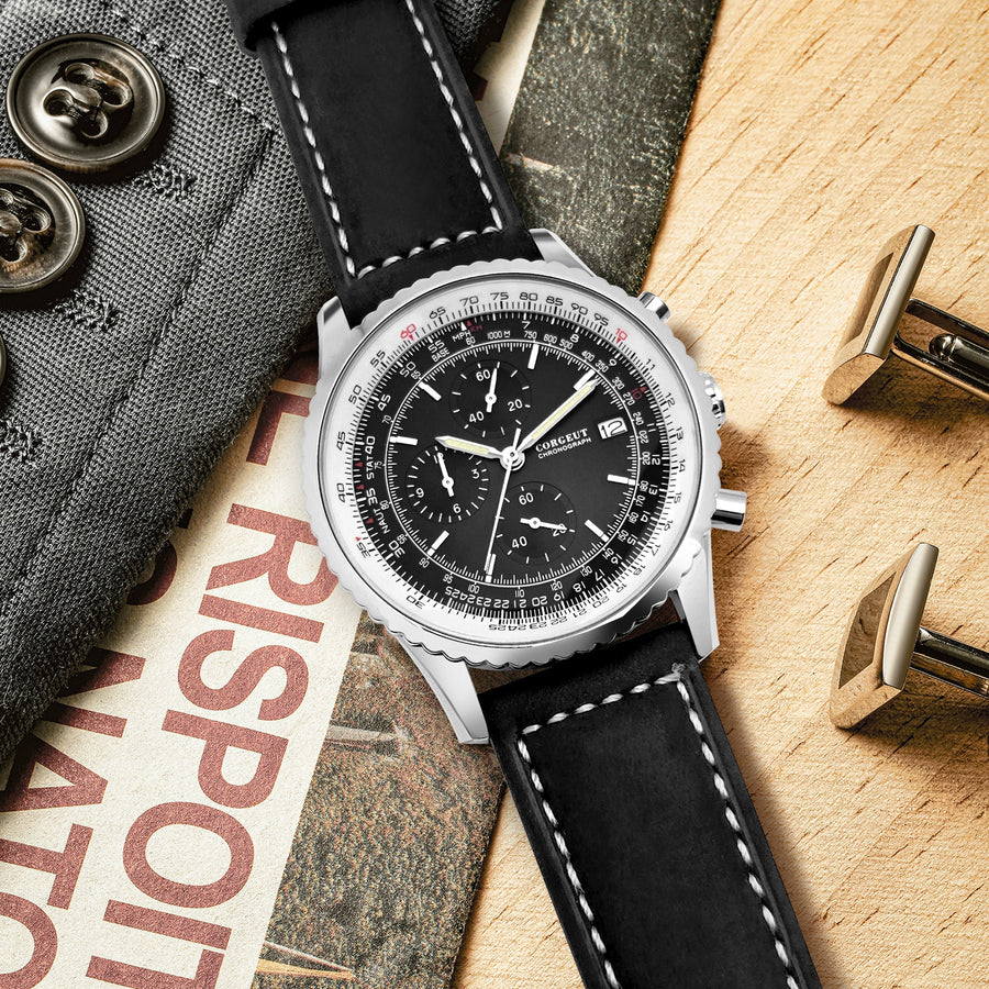 CORGEUT 9001 Chronograph Watch