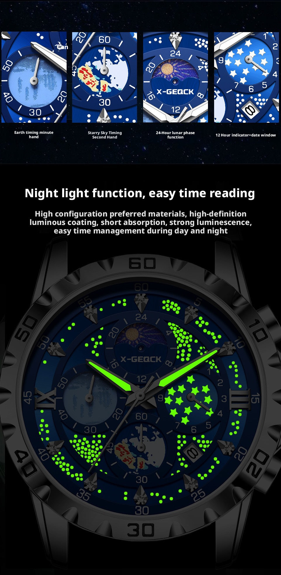 X-GEQCK 5072 Quartz Watch