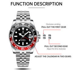 CORGEUT 6001 GMT Watch