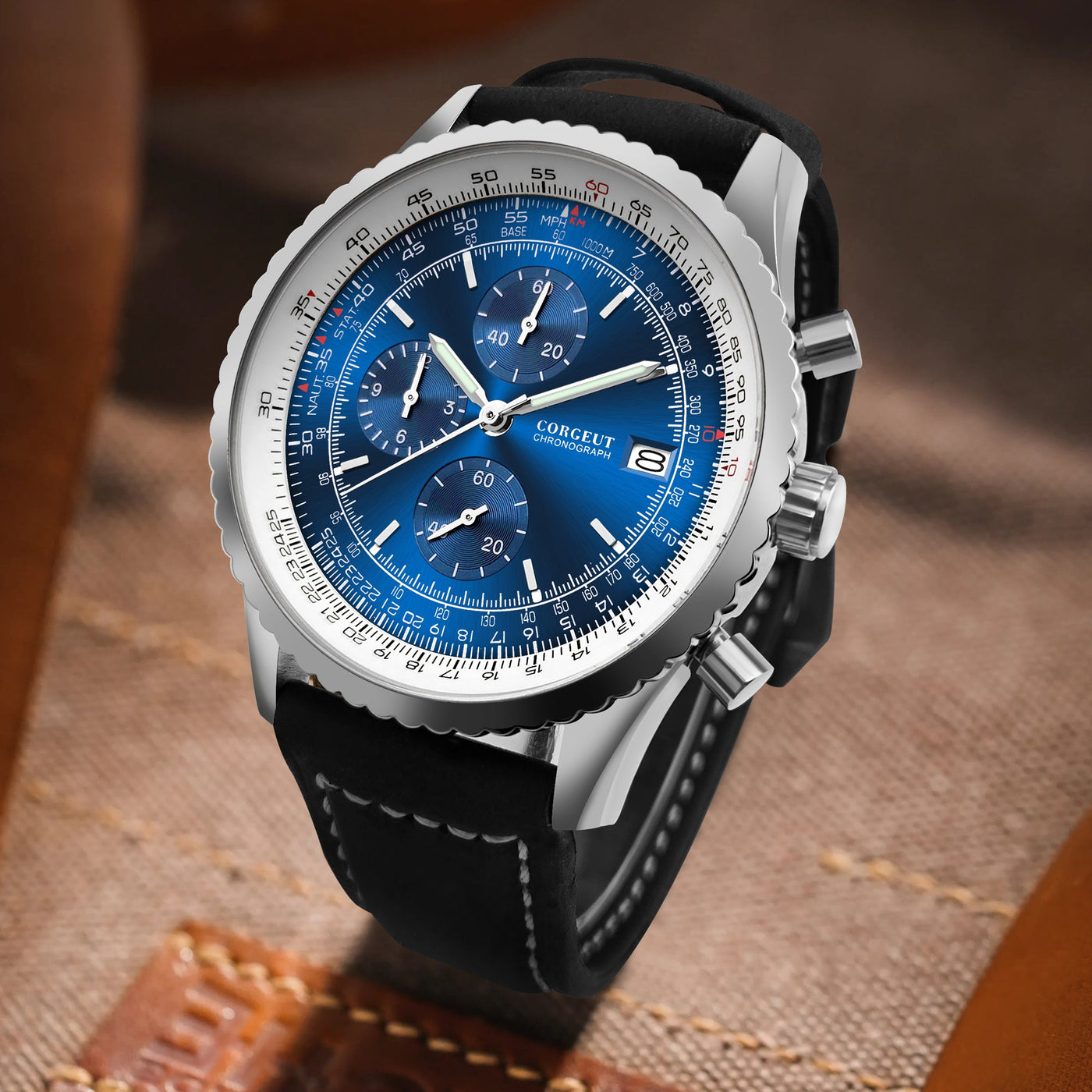 CORGEUT 9001 Chronograph Watch