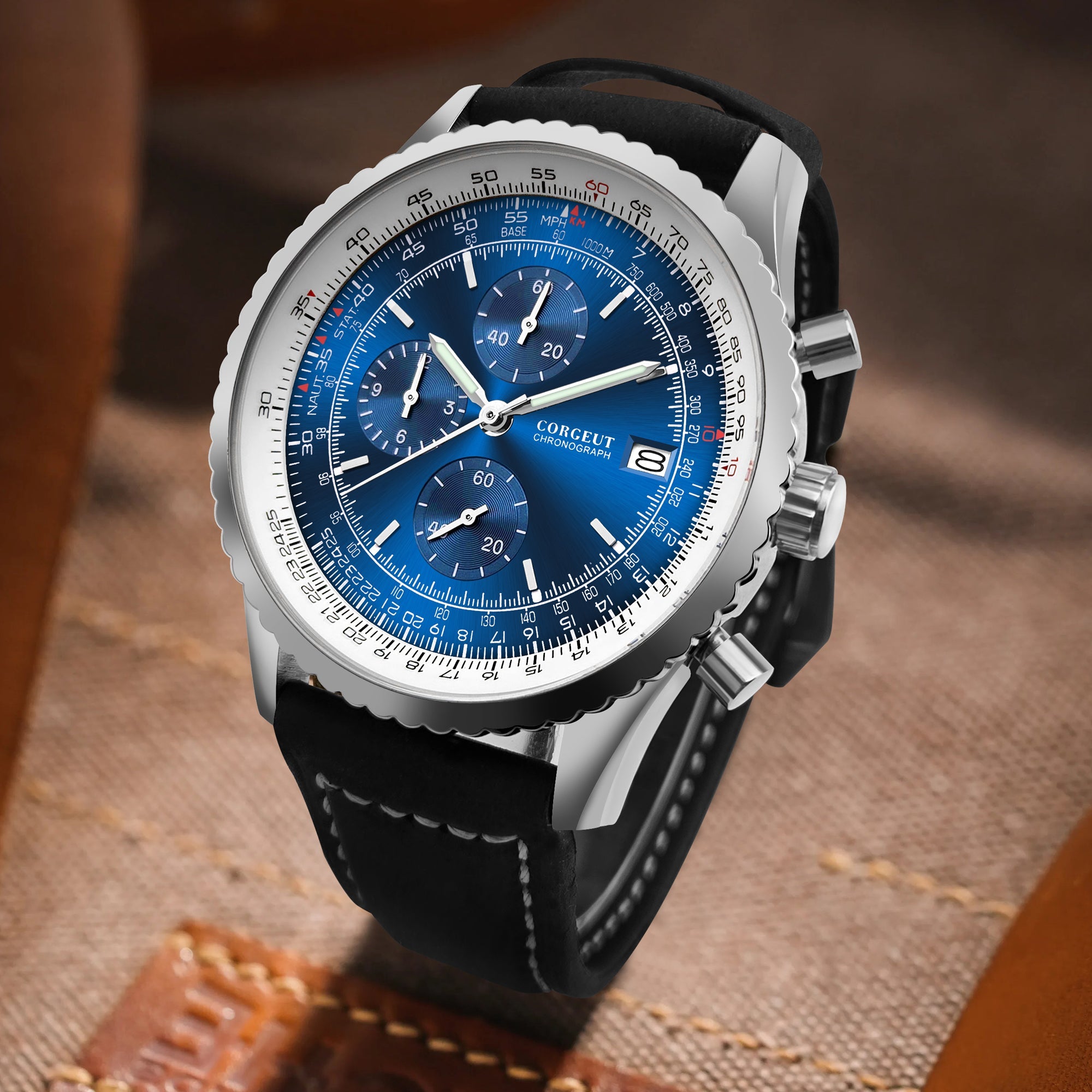CORGEUT 9001 Chronograph Watch