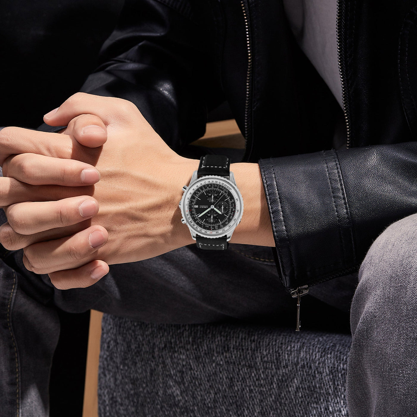 CORGEUT 9001 Chronograph Watch