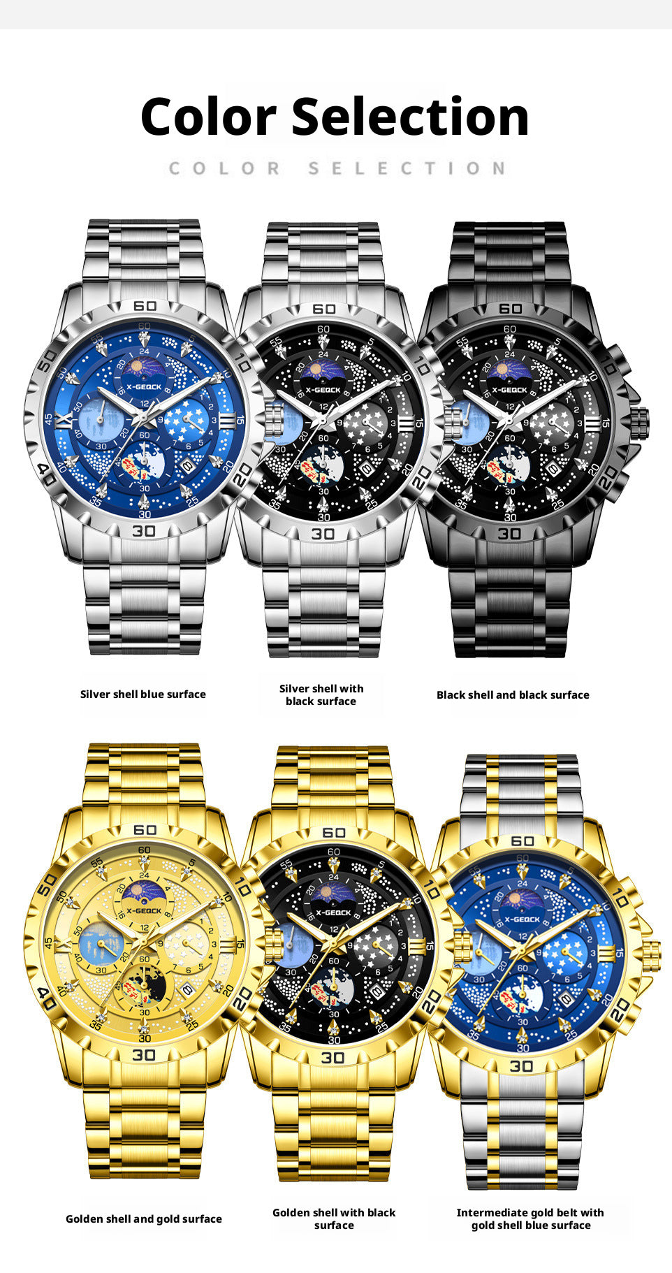 X-GEQCK 5072 Quartz Watch