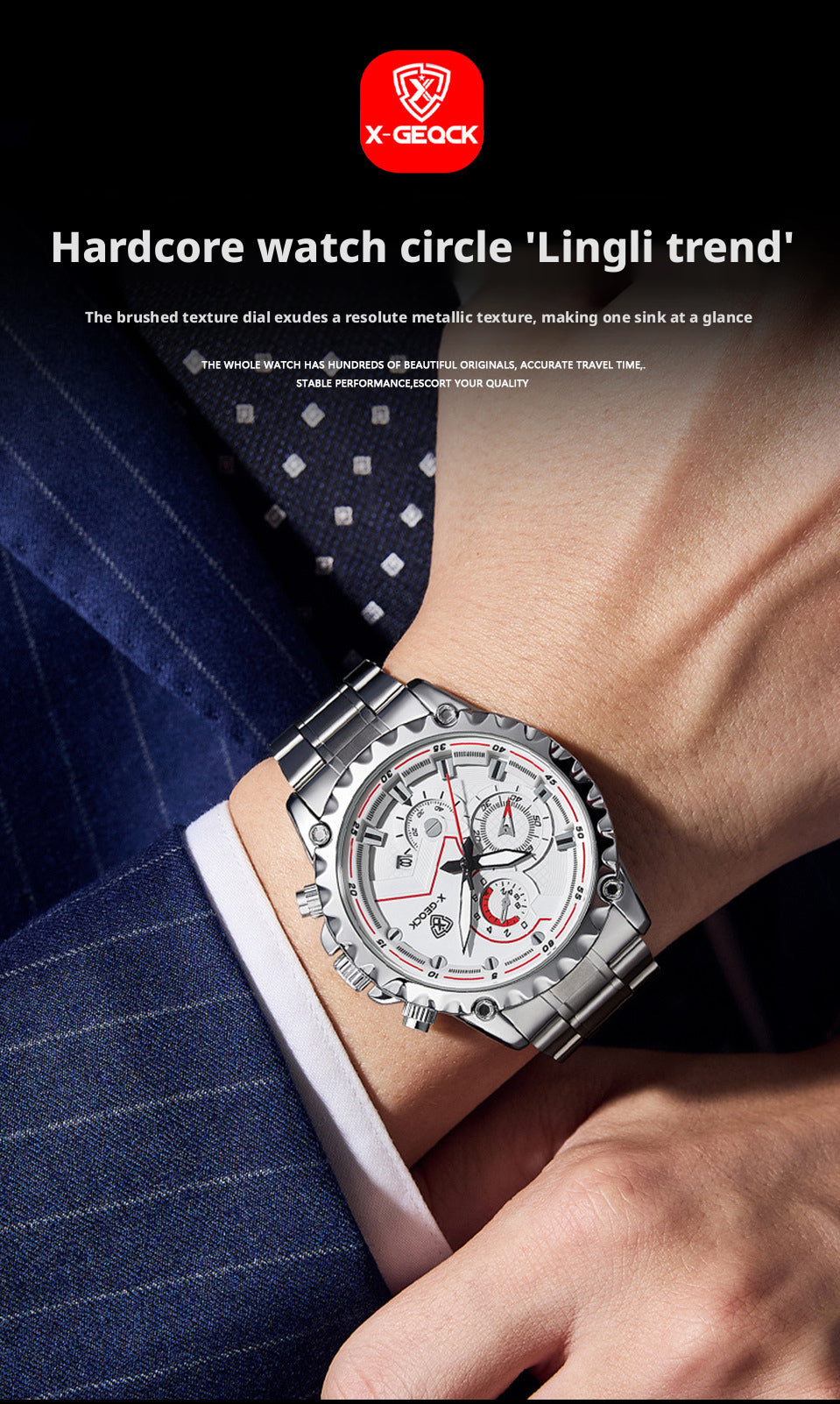 X-GEQCK Chronograph Watch