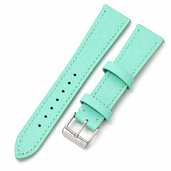 20mm Robin's Egg Blue top-grain leather watch strap - view 7
