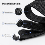 Nylon Loop Replacement Band Compatible with Fitbit Air Adjustable Woven Hook-and-Loop Wrist Strap