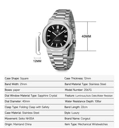 CORGEUT 6017 Automatic Watch