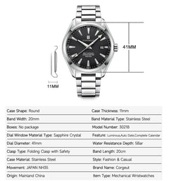 CORGEUT 6010 Automatic Watch