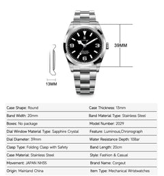 CORGEUT 6002 Automatic Watch