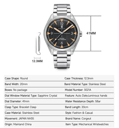 CORGEUT 6010 Automatic Watch