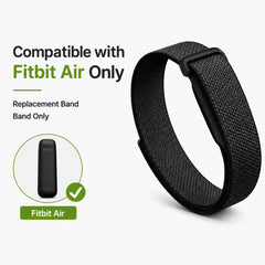 Nylon Loop Replacement Band Compatible with Fitbit Air Adjustable Woven Hook-and-Loop Wrist Strap