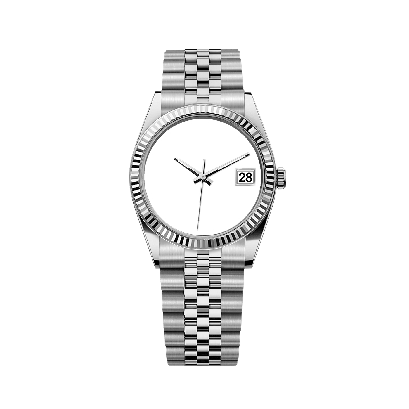 Customizable Silver Classic Watch - 36mm - image 1
