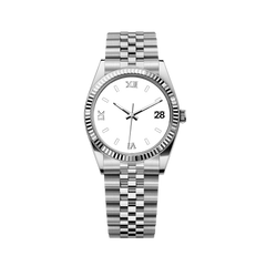 Customizable Silver Nature Dial Classic Watch - 36mm - image 1