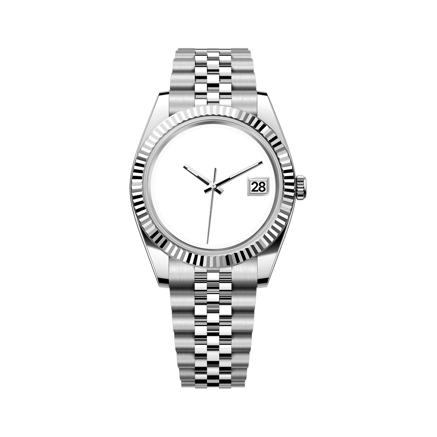 Customizable Silver Classic Watch - 40mm - image 1
