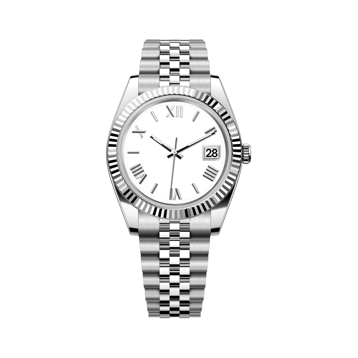 Customizable Silver Classic Watch - 40mm - image 2