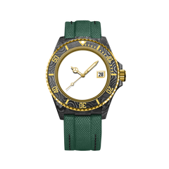 Customizable Gold Carbon Fiber Watch - image 1