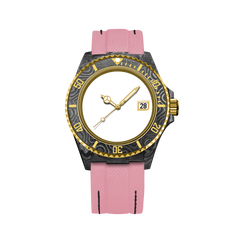 Customizable Gold Carbon Fiber Watch - image 6