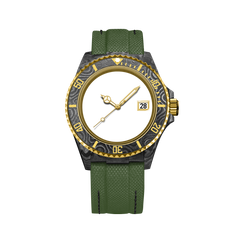 Customizable Gold Carbon Fiber Watch - image 9