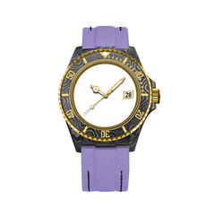 Customizable Gold Carbon Fiber Watch - image 11