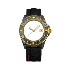 Customizable Gold Carbon Fiber Watch - image 12
