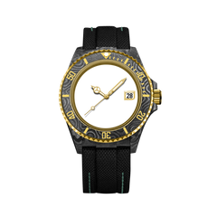 Customizable Gold Carbon Fiber Watch - image 13