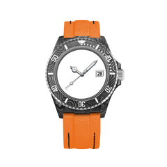 Customizable Silver Carbon Fiber Watch - image 3