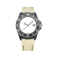Customizable Silver Carbon Fiber Watch - image 4