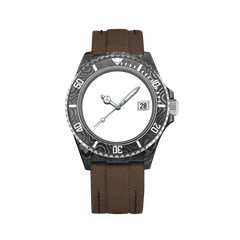 Customizable Silver Carbon Fiber Watch - image 5