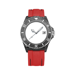 Customizable Silver Carbon Fiber Watch - image 7