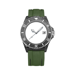 Customizable Silver Carbon Fiber Watch - image 9