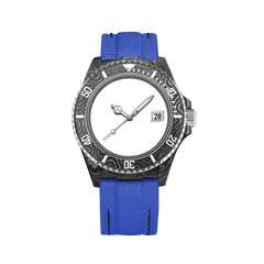 Customizable Silver Carbon Fiber Watch - image 10