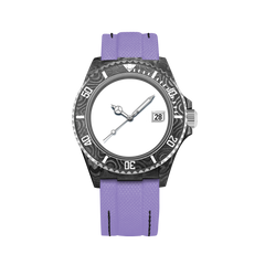 Customizable Silver Carbon Fiber Watch - image 11