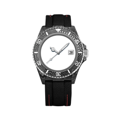 Customizable Silver Carbon Fiber Watch - image 12
