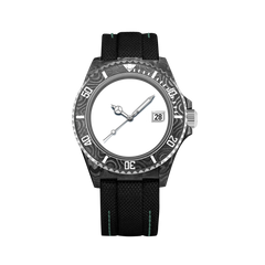 Customizable Silver Carbon Fiber Watch - image 13