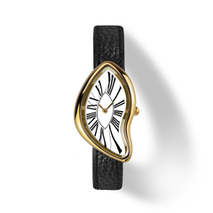 Asymmetric Quartz Watch - Roman Dial & Black Strap - image 1
