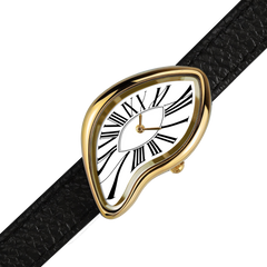 Asymmetric Quartz Watch - Roman Dial & Black Strap - image 6