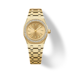 23mm Crystal-Bezel Quartz Watch - Gold - image 1