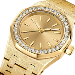 23mm Crystal-Bezel Quartz Watch - Gold - image 6