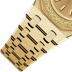 23mm Gold Crystal-Bezel Quartz Watch - Gold - image 8