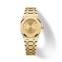 23mm Frosted-Bezel Quartz Watch - Gold - image 1