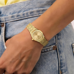 23mm Frosted-Bezel Quartz Watch - Gold - image 3