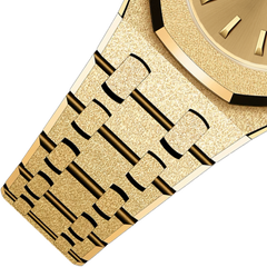 23mm Frosted-Bezel Quartz Watch - Gold - image 4