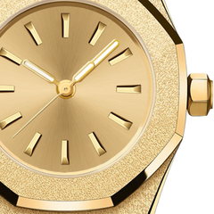 23mm Frosted-Bezel Quartz Watch - Gold - image 5