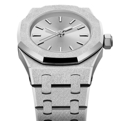 23mm Frosted-Bezel Quartz Watch - Silver - image 7