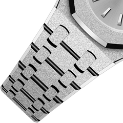 23mm Frosted-Bezel Quartz Watch - Silver - image 8