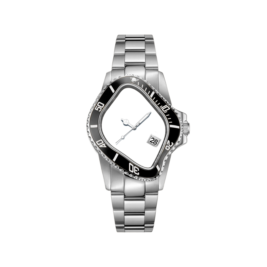 Customizable Silver Classic Watch - image 1