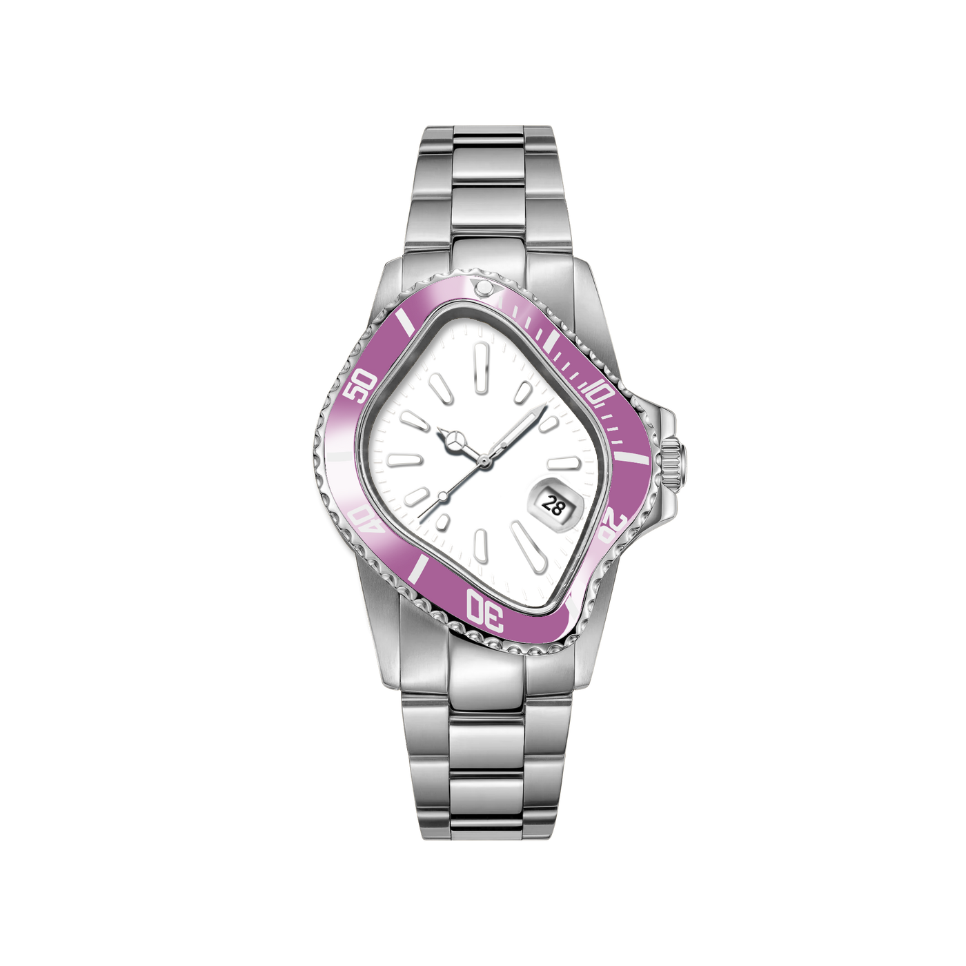 Customizable Silver Nature Dial Classic Watch - 36mm - image 1